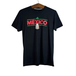 Adidas Men Shirt Soccer Mexico T-Shirt Short Sleeve Size M Go To Tee World Cup